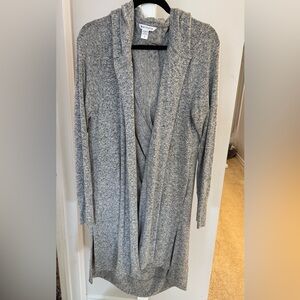 Athleta Heather Gray Knit Cardigan